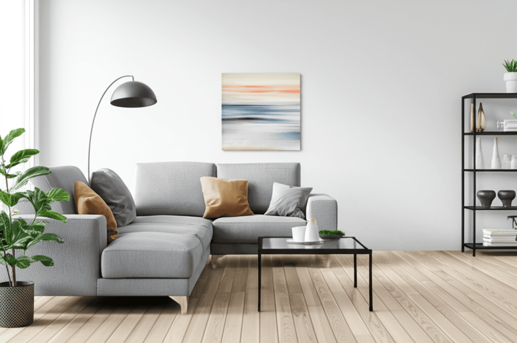 Living room after redesign