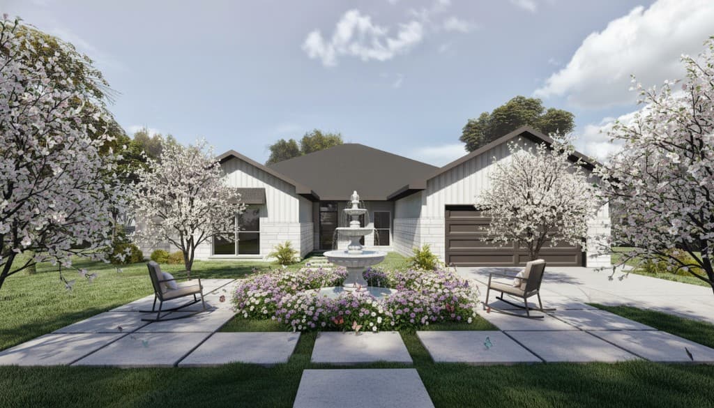 Landscape presentation concept suitable for design-review discussion